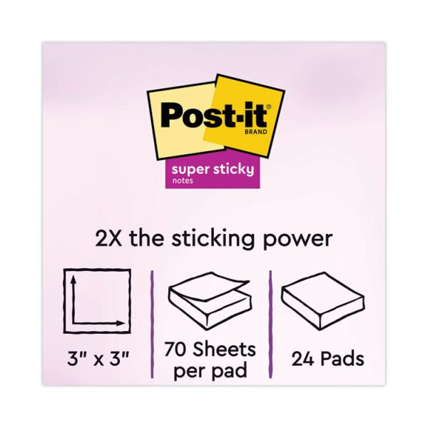 Pads in Playful Primary Collection Colors, Cabinet Pack, 3" x 3", 70 Sheets/Pad, 24 Pads/Pack - Image 2