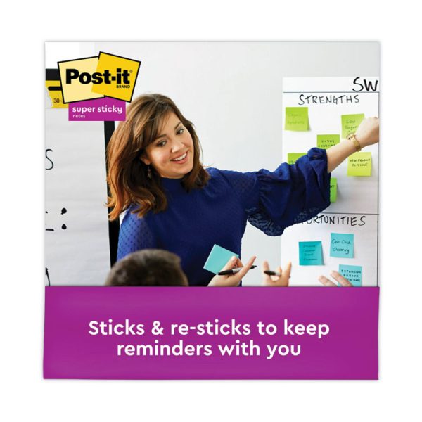Pads in Energy Boost Collection Colors, Cabinet Pack, 3" x 3", 70 Sheets/Pad, 24 Pads/Pack - Image 3
