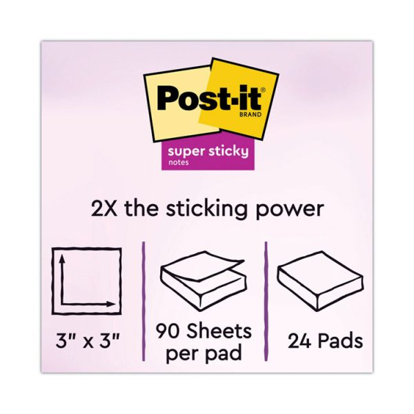 Pads in Canary Yellow, Cabinet Pack, 3" x 3", 90 Sheets/Pad, 24 Pads/Pack - Image 2