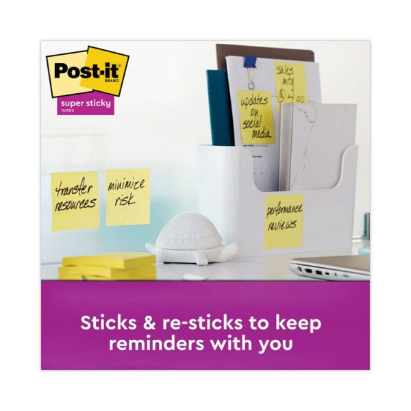 Pads in Canary Yellow, Cabinet Pack, 3" x 3", 90 Sheets/Pad, 24 Pads/Pack - Image 3