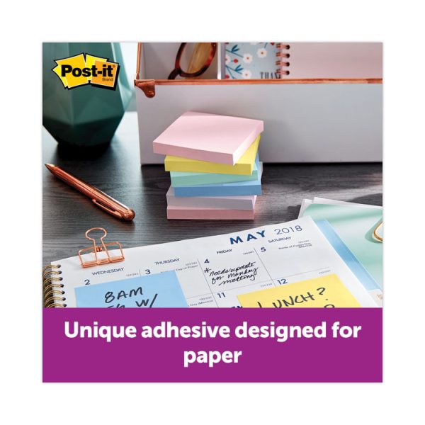 Original Recycled Note Pads, 3" x 3", Sweet Sprinkles Collection Colors, 100 Sheets/Pad, 12 Pads/Pack - Image 6