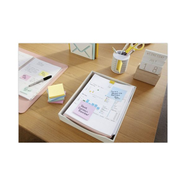 Original Recycled Note Pads, 3" x 3", Sweet Sprinkles Collection Colors, 100 Sheets/Pad, 12 Pads/Pack - Image 9