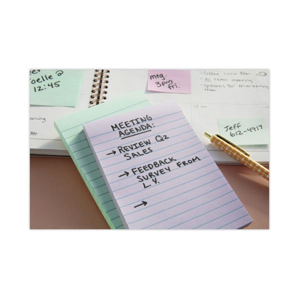 Original Recycled Note Pads, Note Ruled, 4" x 6", Sweet Sprinkles Collection Colors, 100 Sheets/Pad, 5 Pads/Pack - Image 5
