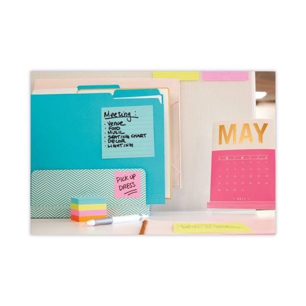 Pads in Supernova Neon Collection Colors, Note Ruled, 4" x 4", 90 Sheets/Pad, 6 Pads/Pack - Image 9