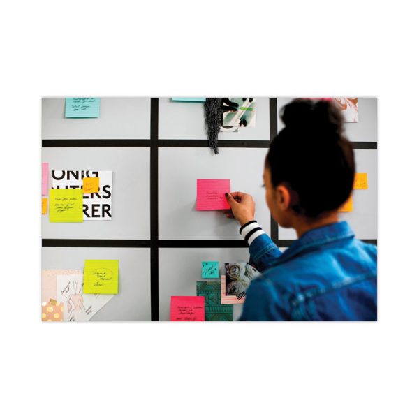 Pads in Energy Boost Collection Colors, Note Ruled, 4" x 4", 90 Sheets/Pad, 6 Pads/Pack - Image 10