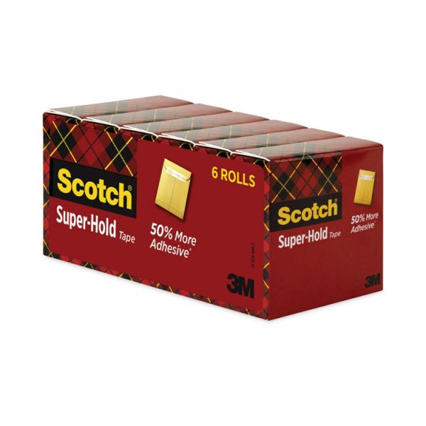 Super-Hold Tape Refill, 1" Core, 0.75" X 27.77 Yds, Transparent, 6/pack - Image 4