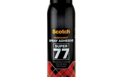 Super 77 Multipurpose Spray Adhesive, 13.57 Oz, Dries Clear