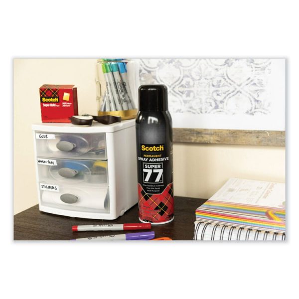 Super 77 Multipurpose Spray Adhesive, 13.57 Oz, Dries Clear - Image 3
