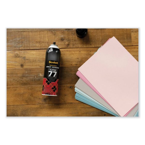 Super 77 Multipurpose Spray Adhesive, 13.57 Oz, Dries Clear - Image 2