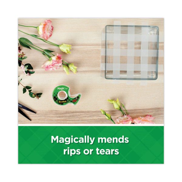 Magic Tape Refill, 3" Core, 1" X 72 Yds, Clear, 3/pack - Image 6