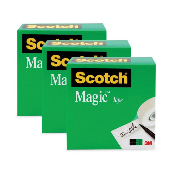 Magic Tape Refill, 3" Core, 1" X 72 Yds, Clear, 3/pack - Image 10
