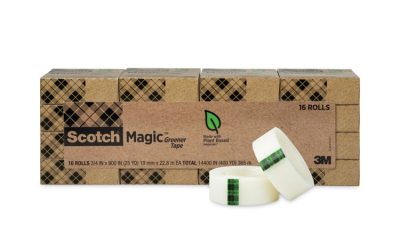 Magic Greener Tape, 1″ Core, 0.75″ X 75 Ft, Clear, 16/pack