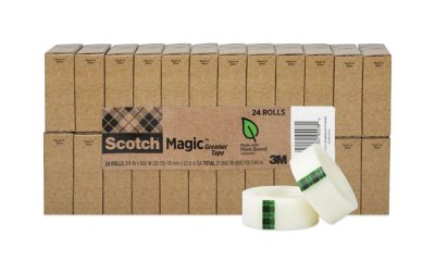 Magic Greener Tape, 1″ Core, 0.75″ X 75 Ft, Clear, 24/pack