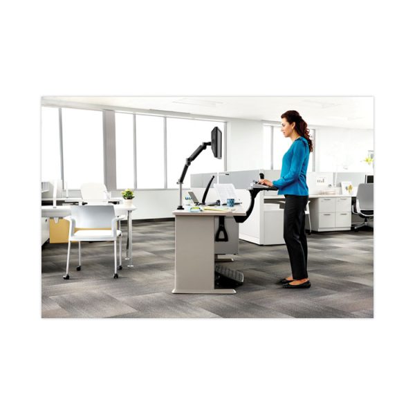 Sit/stand Easy Adjust Keyboard Tray, Highly Adjustable Platform,, Black - Image 8