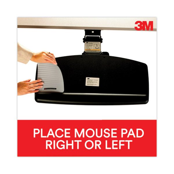 Easy Adjust Keyboard Tray, Standard Platform, 23" Track, Black - Image 7