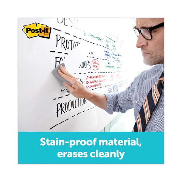 Dry Erase Surface with Adhesive Backing, 72 x 48, White Surface - Image 10
