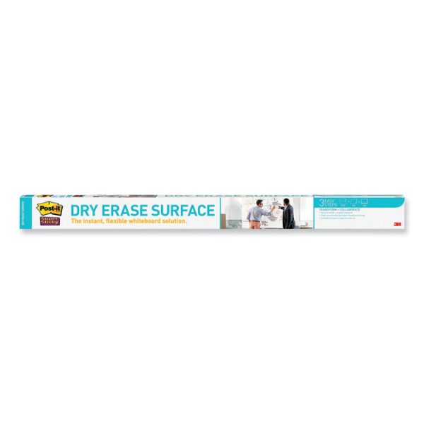Dry Erase Surface with Adhesive Backing, 72 x 48, White Surface - Image 7