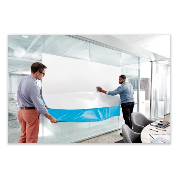 Dry Erase Surface with Adhesive Backing, 96 x 48, White Surface - Image 5