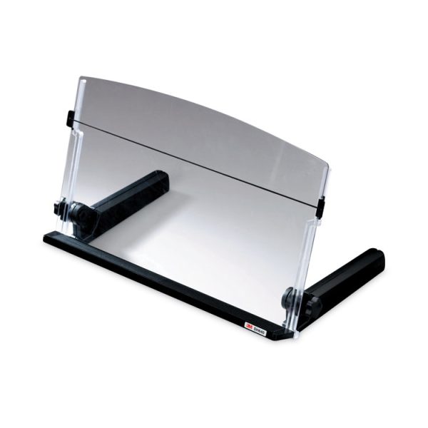 In-Line Freestanding Copyholder, 300 Sheet Capacity, Plastic, Black/clear - Image 8