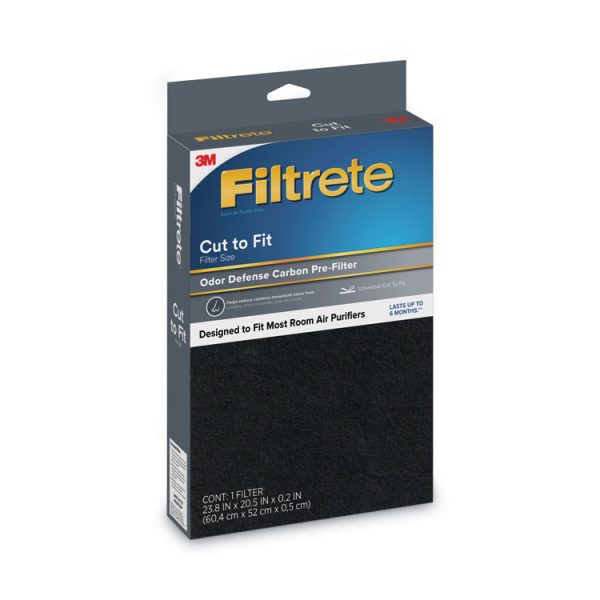 Odor Defense Carbon Pre Filter, 20.5 x 23.8, 4/Carton - Image 3