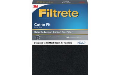 Odor Defense Carbon Pre Filter, 20.5 x 23.8, 4/Carton