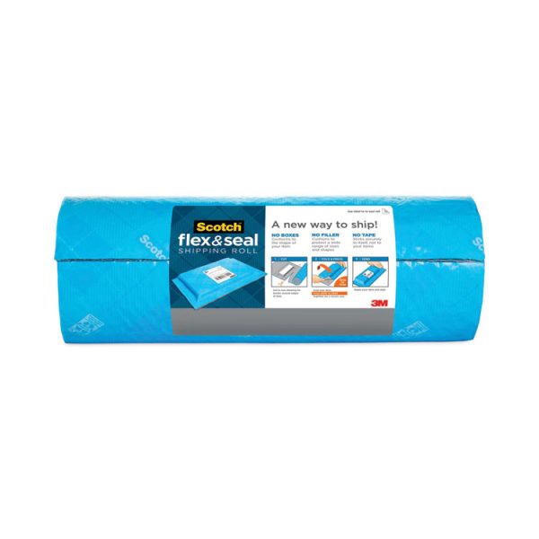 Flex And Seal Shipping Roll, 15" X 20 Ft, Blue/gray - Image 9