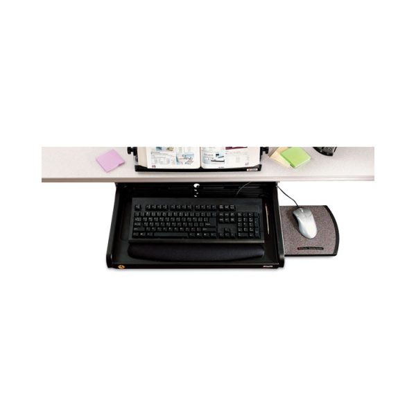 Under Desk Keyboard Drawer, 23w X 14d, Black - Image 3