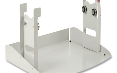 Cushion Lock Protective Wrap Dispenser, For Up To 16″ Diameter X 12″ Wide Rolls, Steel, Beige