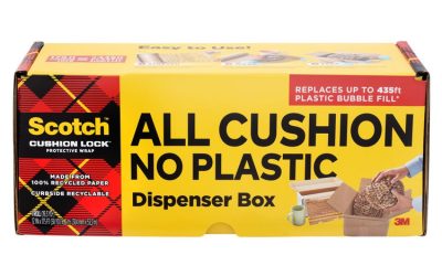 Cushion Lock Protective Wrap, 12″ x 150 ft, Brown