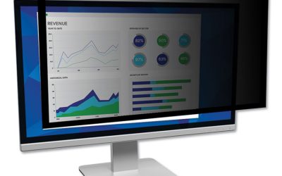 Framed Desktop Monitor Privacy Filter for 15″ to 17″ CRT/17″ Flat Panel Monitors