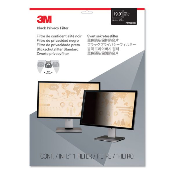 Frameless Blackout Privacy Filter for 19" Flat Panel Monitor - Image 2