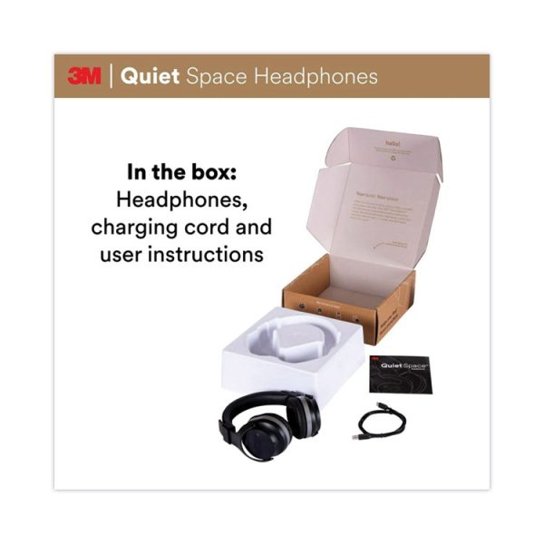 Quiet Space Headphones, Black - Image 7