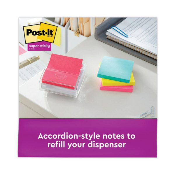 Pop-up 3 x 3 Note Refill Cabinet Pack, 3" x 3", Supernova Neons Collection Colors, 100 Sheets/Pad, 18 Pads/Pack - Image 2