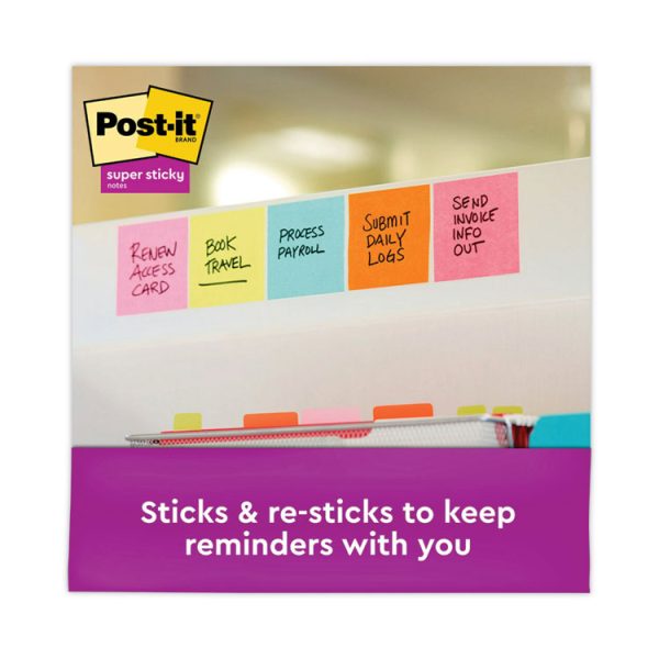 Pop-up 3 x 3 Note Refill Cabinet Pack, 3" x 3", Supernova Neons Collection Colors, 100 Sheets/Pad, 18 Pads/Pack - Image 3