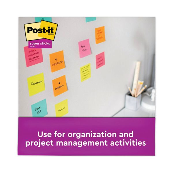 Pop-up 3 x 3 Note Refill Cabinet Pack, 3" x 3", Supernova Neons Collection Colors, 100 Sheets/Pad, 18 Pads/Pack - Image 4