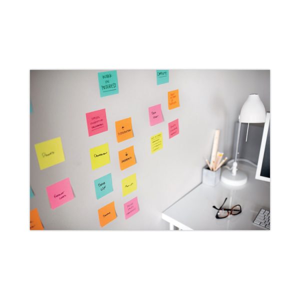 Pop-up 3 x 3 Note Refill Cabinet Pack, 3" x 3", Supernova Neons Collection Colors, 100 Sheets/Pad, 18 Pads/Pack - Image 9