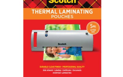 Laminating Pouches, 5 Mil, 9″ X 11.5″, Gloss Clear, 50/pack