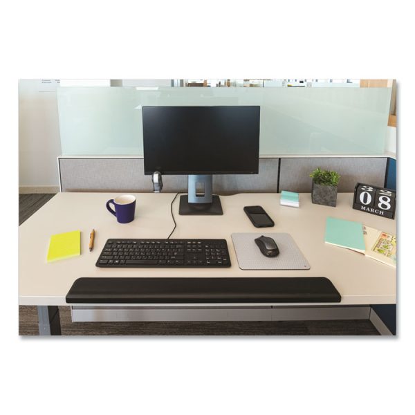 Gel Wrist Rest for Standing Desks, 30.13 x 3.25, Black - Image 3