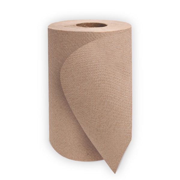 Morsoft Universal Roll Towels, 1-Ply, 7.88" x 300 ft, Brown, 12 Rolls/Carton