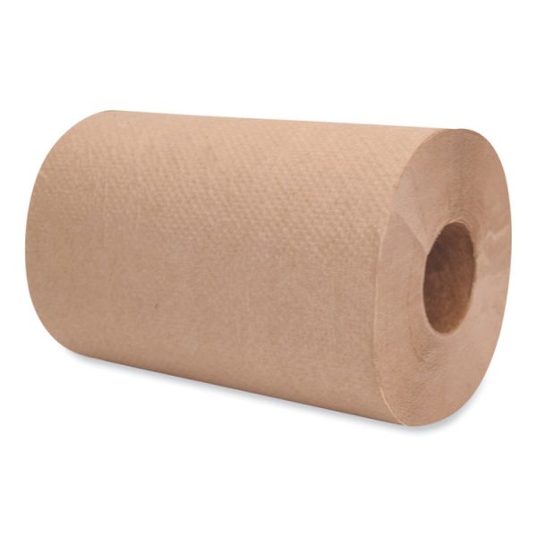 Morsoft Universal Roll Towels, 1-Ply, 7.88" x 300 ft, Brown, 12 Rolls/Carton - Image 5