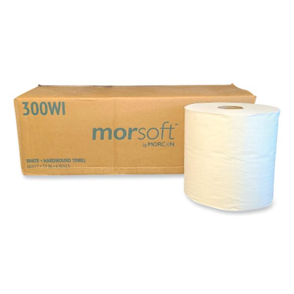 Morsoft Controlled Towels, I-Notch, 1-Ply, 7.5" x 800 ft, White, 6 Rolls/Carton - Image 4