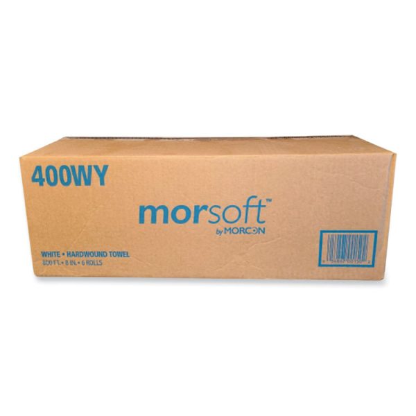 Morsoft Controlled Towels, Y-Notch, 1-Ply, 8" x 800 ft, White, 6 Rolls/Carton - Image 5