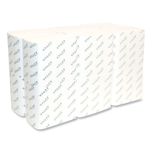Valay Interfolded Napkins, 2-Ply, 6.5 X 8.25, White, 500/pack, 12 Packs/carton - Image 4