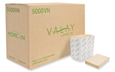 Valay Interfolded Napkins, 2-Ply, 6.5 X 8.25, Kraft, 6,000/carton