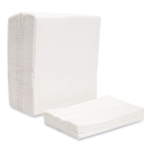 Morsoft Dispenser Napkins, 1-Ply, 6 x 13, White, 500/Pack, 20 Packs/Carton - Image 4