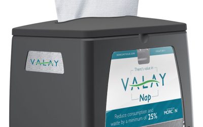 Valay Table Top Napkin Dispenser, 6.5 X 8.4 X 6.3, Black