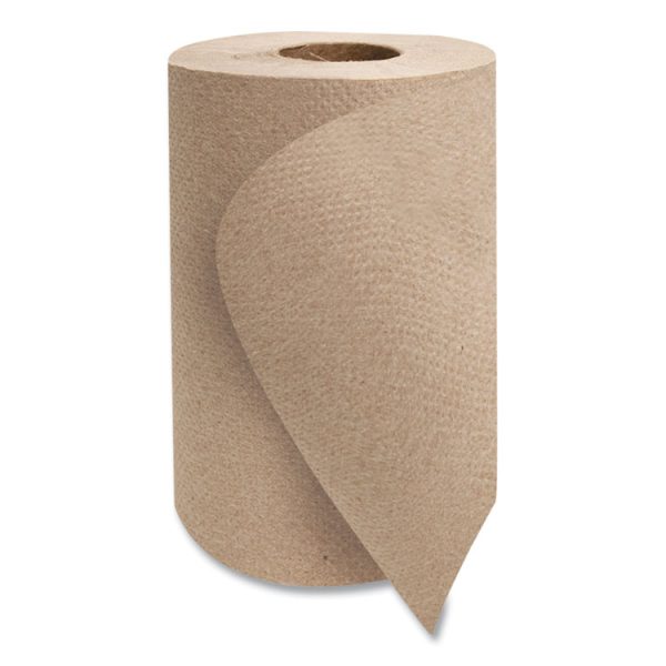 Morsoft Universal Roll Towels, 1-Ply, 8" x 350 ft, Brown, 12 Rolls/Carton - Image 6