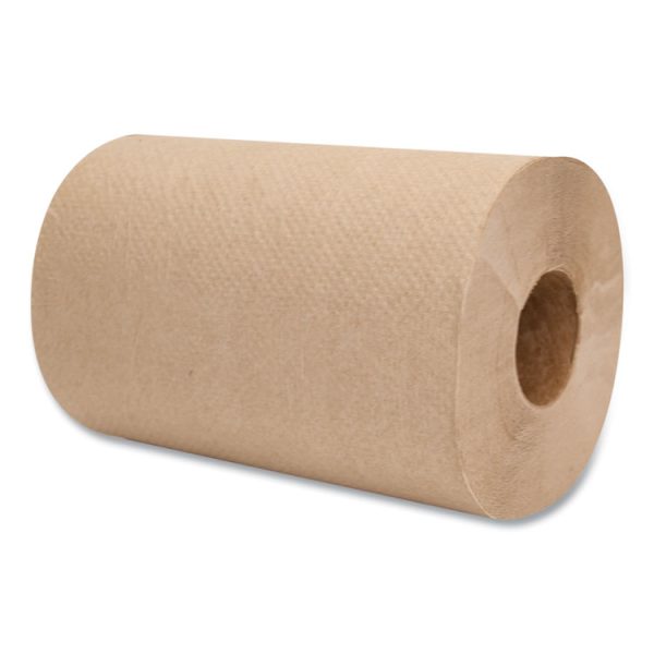 Morsoft Universal Roll Towels, 1-Ply, 8" x 350 ft, Brown, 12 Rolls/Carton - Image 5