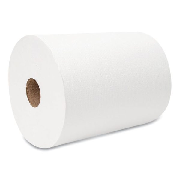 10 Inch TAD Roll Towels, 1-Ply, 10" x 700 ft, White, 6 Rolls/Carton - Image 5