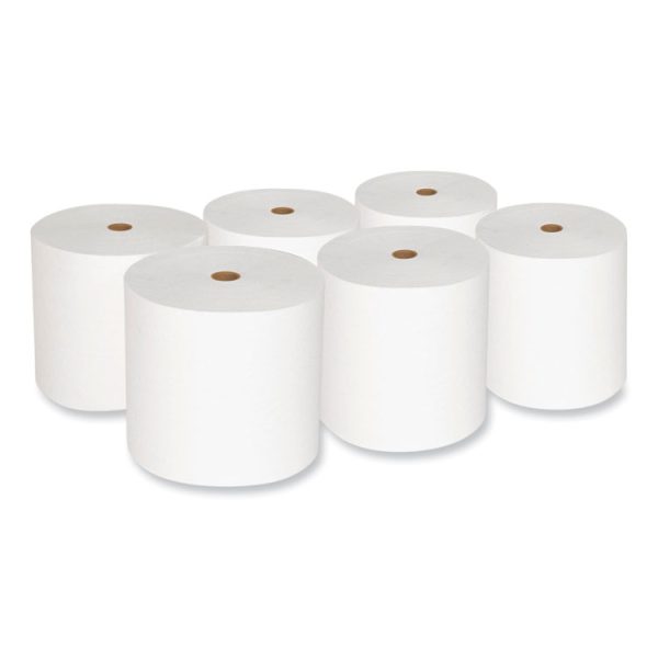 Valay Proprietary Roll Towels, 1-Ply, 7" x 800 ft, White, 6 Rolls/Carton - Image 5